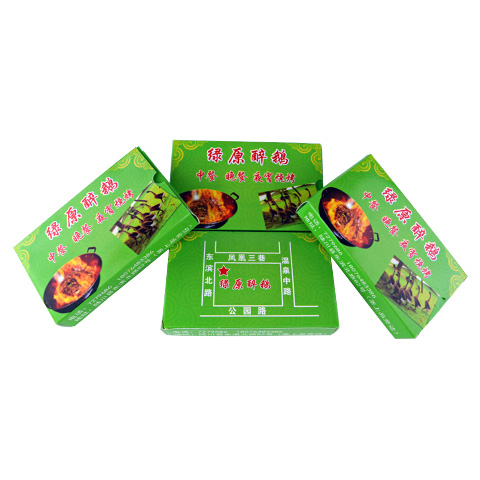 绿原醉鹅烟盒纸巾