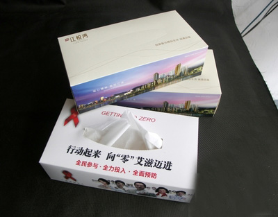 广告盒装纸巾的订做流程